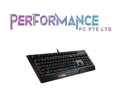 MSI VIGOR GK20 GAMING KEYBOARD RGB (1 YEARS WARRANTY BY CORBELL TECHNOLOGY PTE LTD)