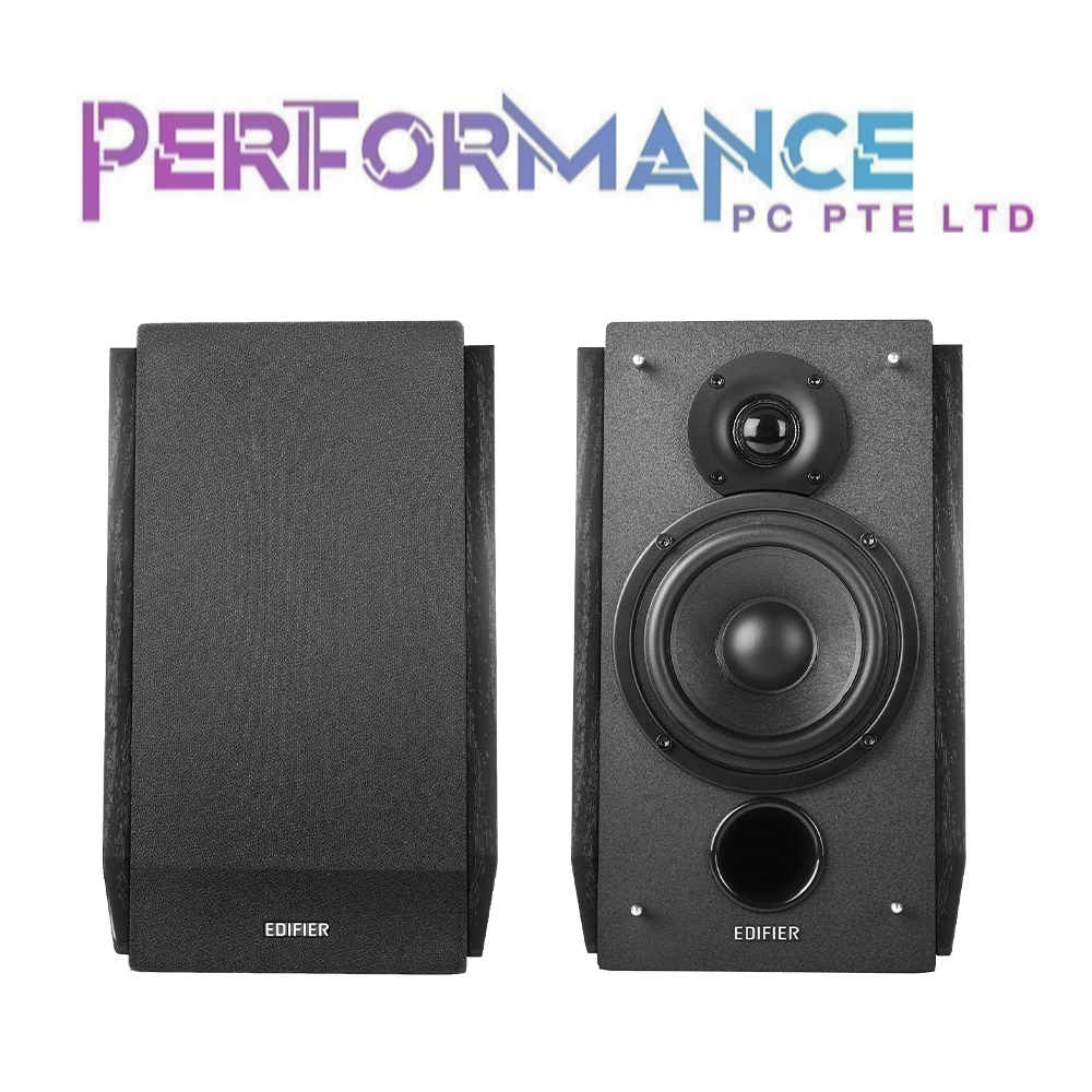 EDIFIER BOOKSHELF R1855DB MATTE BLACK Active 2.0 Bluetooth Bookshelf Speakers (2 YEARS WARRANTY BY BAN LEONG TECHNOLOGY PTE LTD)