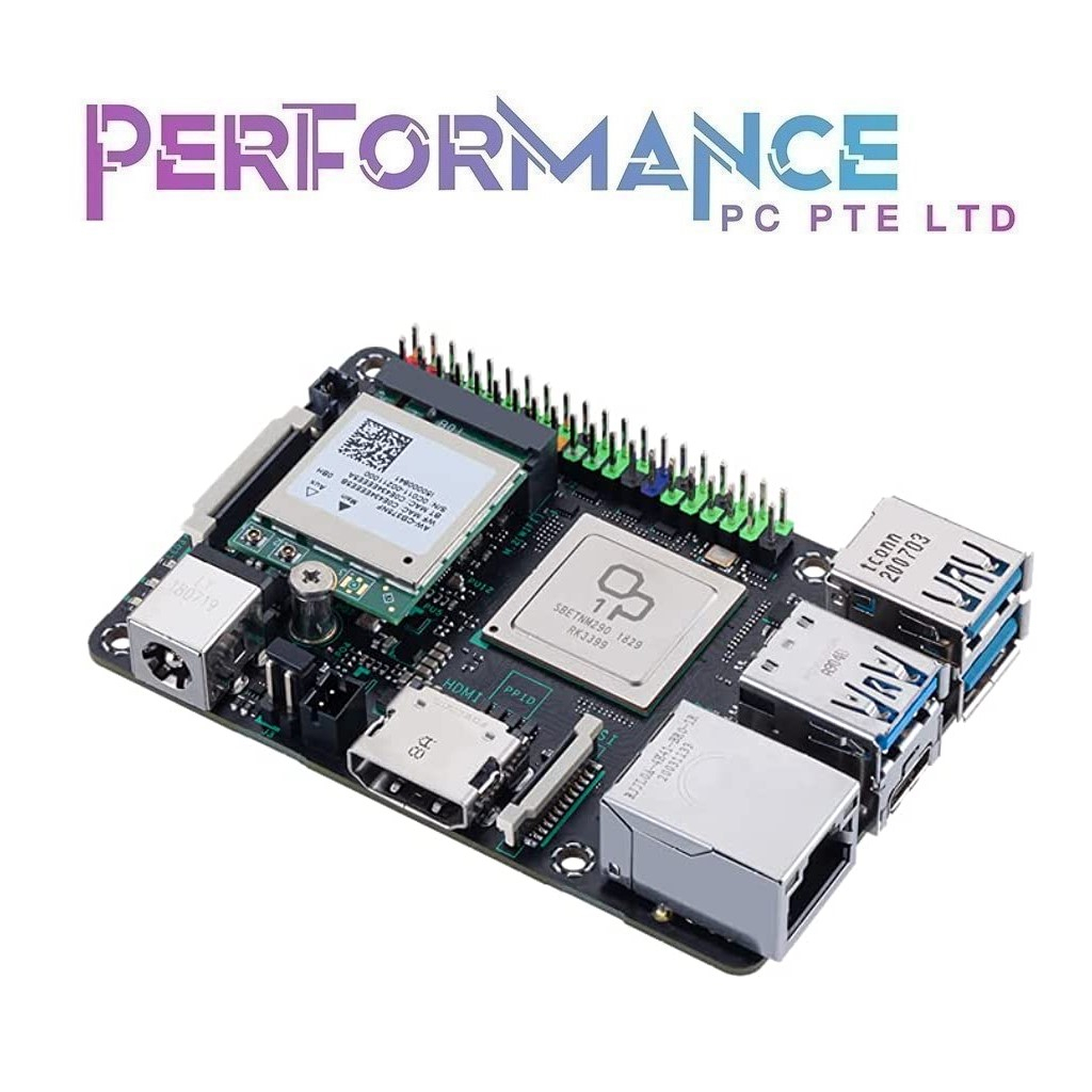 ASUS IOT ASUS-IOT ASUSIOT TINKER BOARD 2S Rockchip Quad-Core RK3399, ARM® Mali™-T860 GPU*1, 2GB Dual Channel DDR4, 16GB