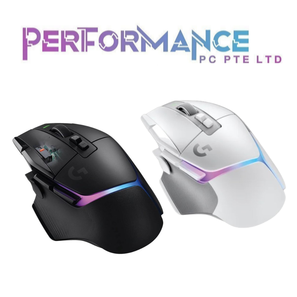 Logitech G502 X PLUS Black / White 106G 25K DPI Wireless 13 Controls GAMING MOUSE (2 YEARS WARRANTY BY BAN LEONG TECHNOLOGIES PTE LTD)