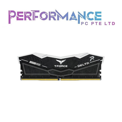 TeamGroup TEAM DELTA ARGB RAM 2x16GB /2x32GB 6000 CL30 DDR5 BLACK/WHITE (LIMITED LIFETIME WARRANTY BY ADVERTEK ENTERPISE)
