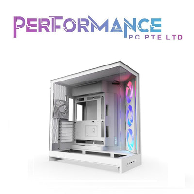 (2025) NZXT H9 FLOW RGB DUAL-CHAMBER MID-TOWER ATX CASE BLACK/WHITE (2 YEARS WARRANTY BY TECH DYNAMIC PTE LTD)