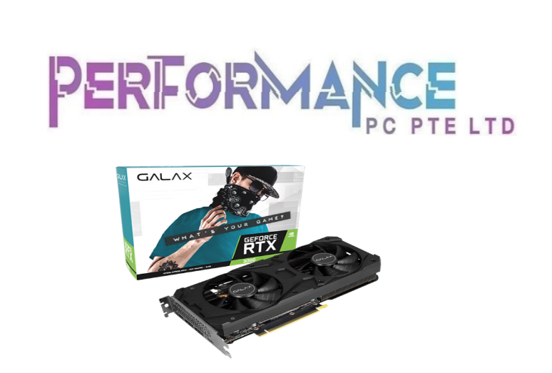 GALAX GeForce RTX™ 3060 (1-Click OC Feature) 12GB GDDR6 GRAPHICS CARD (3 YEARS WARRANTY BY CORBELL TECHNOLOGY PTE LTD)