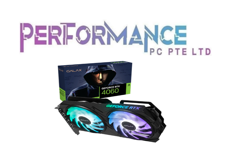 GALAX GeForce RTX™ 4060 EX 1-Click OC 8GB GDDR6 GRAPHICS CARD (3 YEARS WARRANTY BY CORBELL TECHNOLOGY PTE LTD)