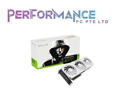 GALAX GeForce RTX 4070 Ti EX Gamer White 1-Click OC 12GB Graphics Card (3 YEARS WARRANTY BY CORBELL TECHNOLOGIES PTE LTD)