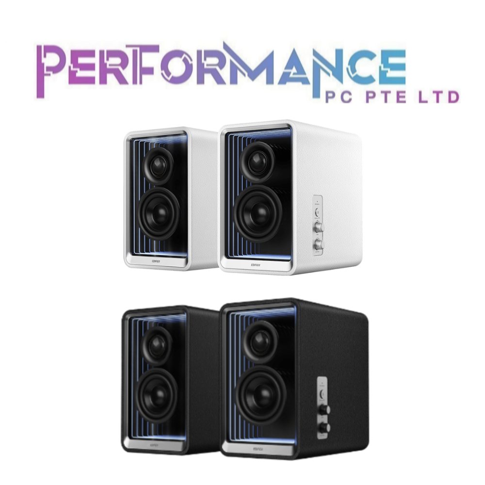 EDIFIER QR65 Desktop Active Monitor with GaN Charger Black / White (2 YEARS WARRANTY BY BAN LEONG TECHNOLOGY PTE LTD)