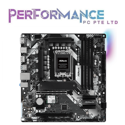 ASRock B760M B 760M B760 M PRO-A D4 WIFI MOTHERBOARD (SUPPORT 14th, 13th & 12th Gen CPU) (3 YEARS WARRANTY BY TECH DYNAMIC PTE LTD)