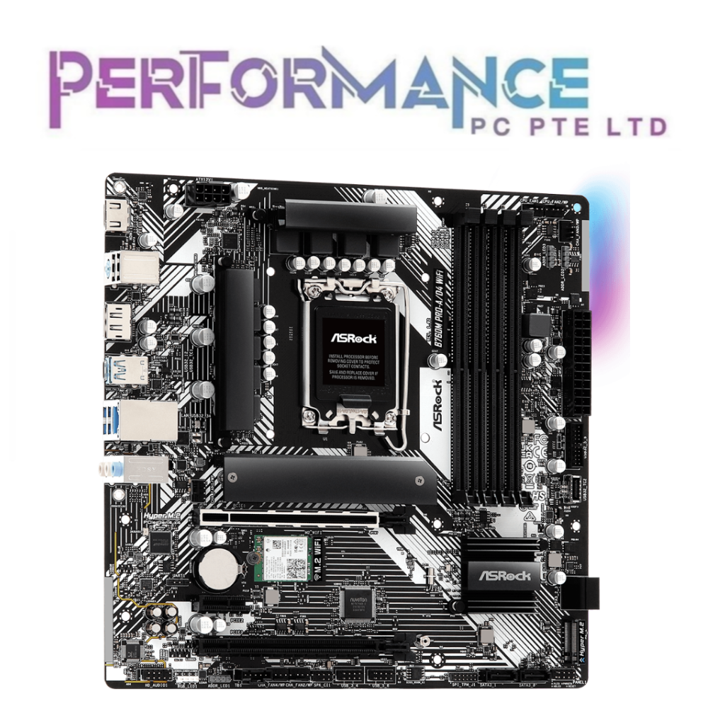 ASRock B760M B 760M B760 M PRO-A D4 WIFI MOTHERBOARD (SUPPORT 14th, 13th & 12th Gen CPU) (3 YEARS WARRANTY BY TECH DYNAMIC PTE LTD)