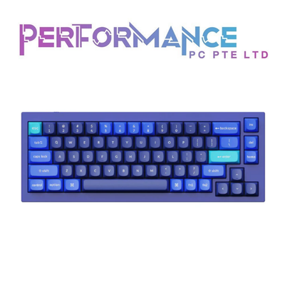KEYCHRON Q2 SWAPPABLE BACKLIGHT RGB - BAREBONE BLUE (3 MONTHS WARRANTY BY TECH DYNAMIC PTE LTD)