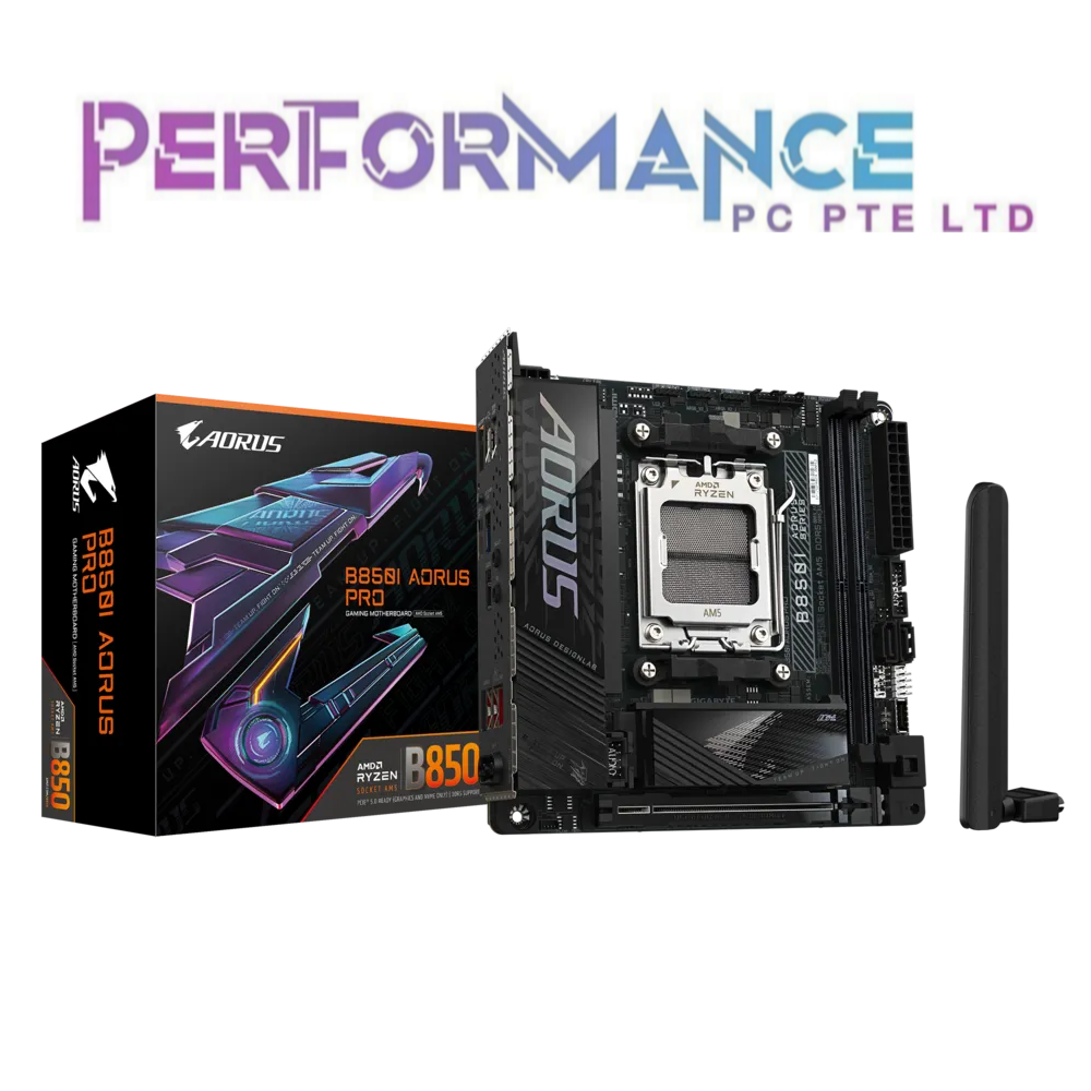 Gigabyte B850I AORUS PRO DDR5 AM5 ITX Gaming Mobo Motherboard (3 YEARS WARRANTY BY CDL TRADING PTE LTD)