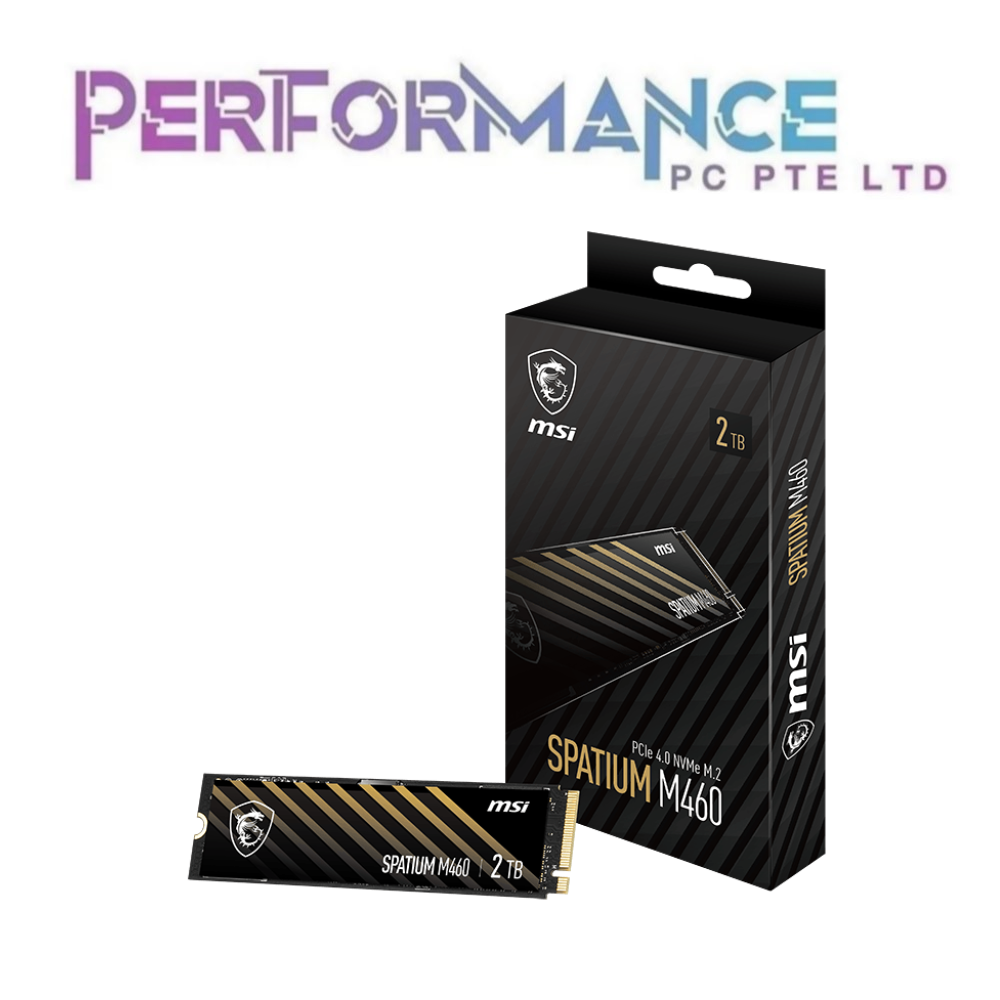 SPATIUM M460 PCIe 4.0 NVMe M.2 1TB (5 YEARS WARRANTY BY CORBELL PTE LTD)