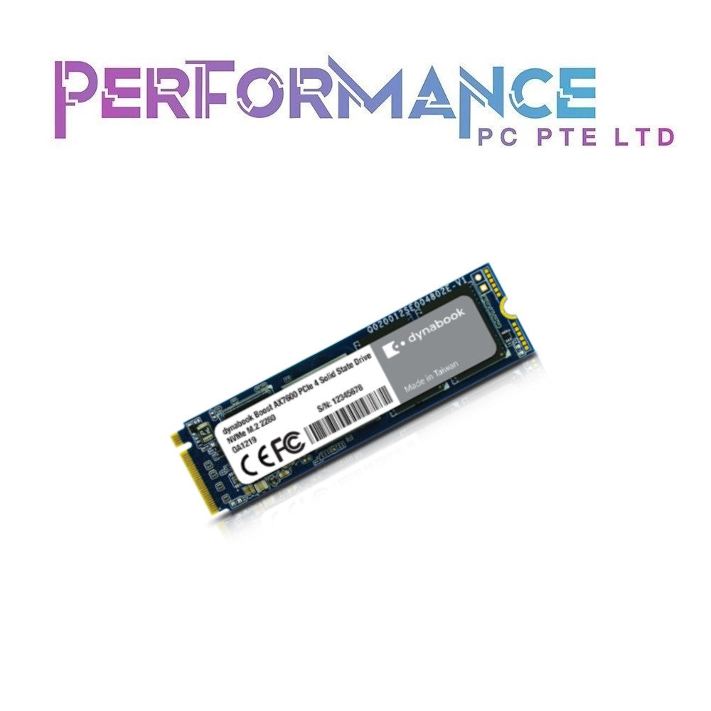 DYNABOOK Boost AX7600 AX 7600 PCIe Gen4x4 NVMe SSD Gen4x4 W/O Heatsink 1TB/ 2TB
