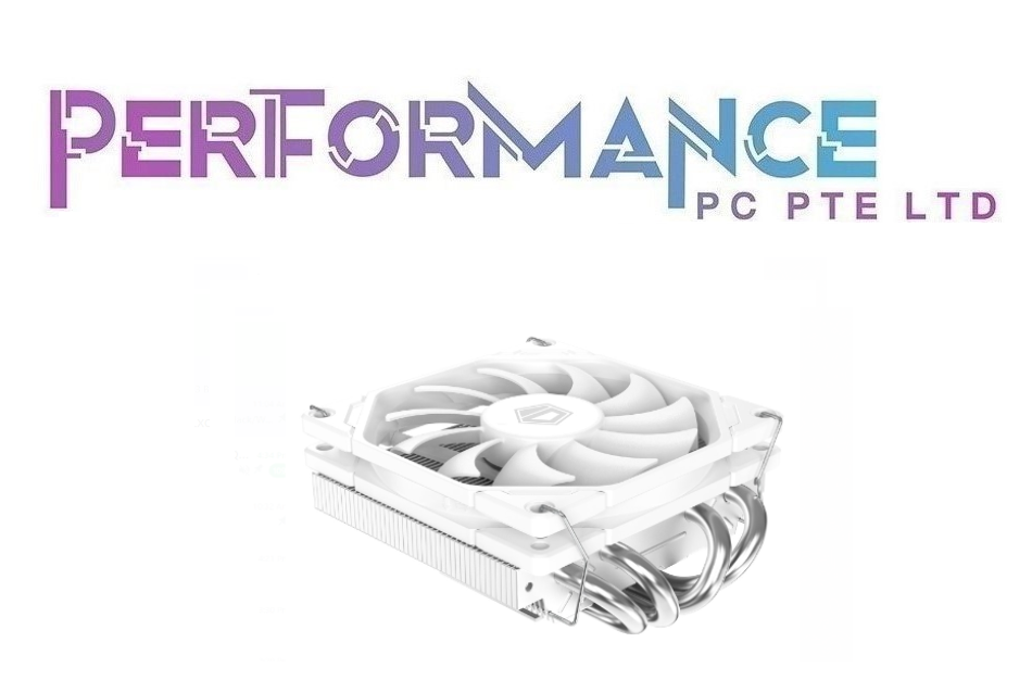 IDcooling IS40X v3 Black/White compact low profile cooler (3 YEARS WARRANTY BY TECH DYNAMIC PTE LTD)