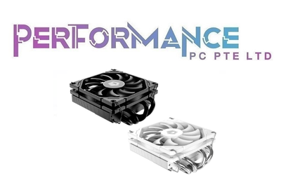 IDcooling IS40X v3 Black/White compact low profile cooler (3 YEARS WARRANTY BY TECH DYNAMIC PTE LTD)