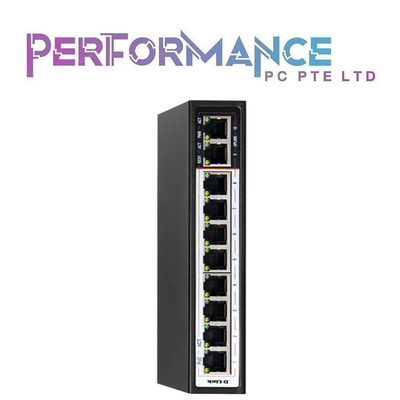 D-LINK 10-Port PoE Switch with 8 Long Reach 250m PoE Ports and 2 Uplink Ports DES-F1010P-E (3 YEARS WARRANTY BY BAN LEONG TECHNOLOGY PTE LTD)