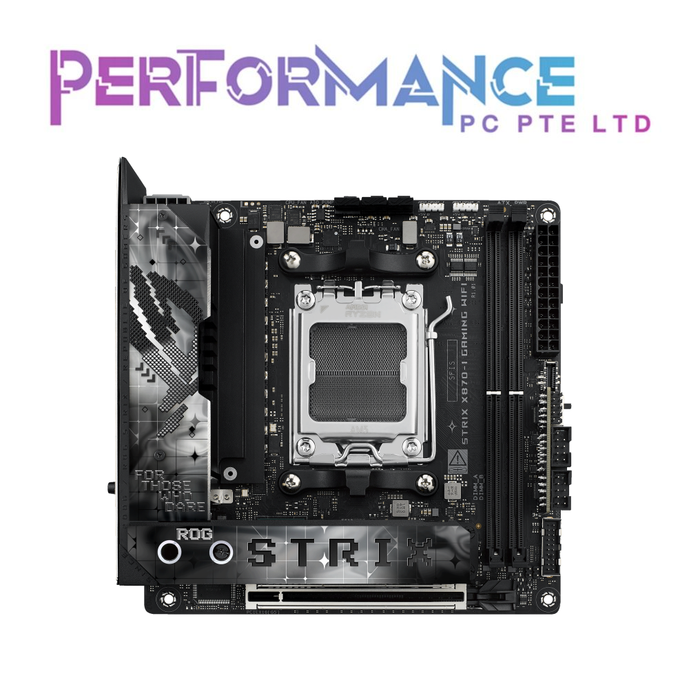 ROG STRIX X870-I GAMING WIFI MOTHERBOARD BLACK (3 YEARS WARRANTY BY AVERTEK ENTERPRISES PTE LTD)