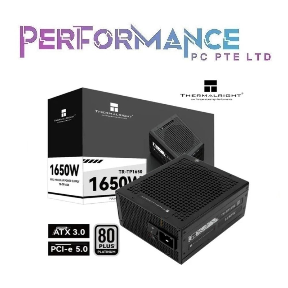 Thermalright TP1650W 80 PLUS Platinum BLACK PSU FULL MODULAR ATX 3.0 PCIE 5.0 (5 YEARS WARRANTY BY TECHDYNAMIC)