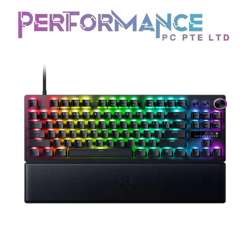 Razer Huntsman V3 Pro Tenkeyless - Tenkeyless Analog Optical Esports Keyboard - US Layout - FRML (2 YEARS WARRANTY BY BAN LEONG TECHNOLOGY PTE LTD)