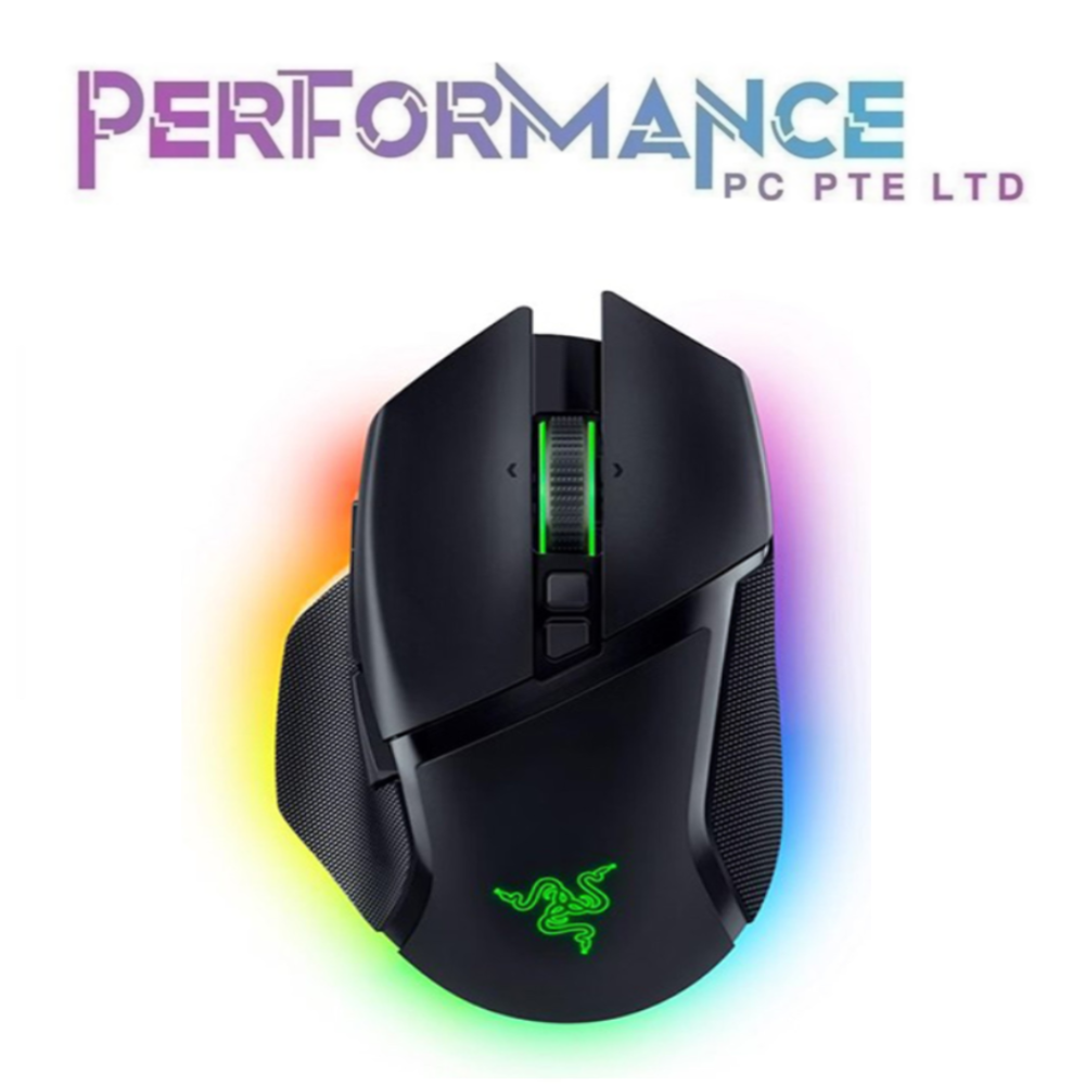 Razer Basilisk V3 Pro - Ergonomic Wireless Gaming Mouse - AP Packaging - Black / White (2 YEARS WARRANTY BY BAN LEONG TECHNOLOGY PTE LTD)