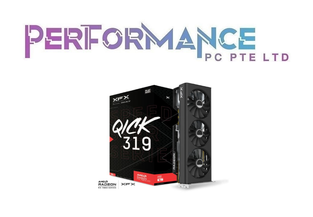 XFX Speedster QICK 319 Radeon RX 7800 XT 7800XT 16GB Core Edition (2 YEARS WARRANTY BY TECH DYNAMIC PTE LTD)