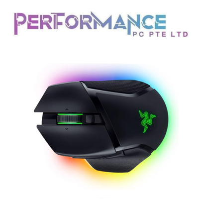 Razer Basilisk V3 Pro - Ergonomic Wireless Gaming Mouse - AP Packaging - Black / White (2 YEARS WARRANTY BY BAN LEONG TECHNOLOGY PTE LTD)