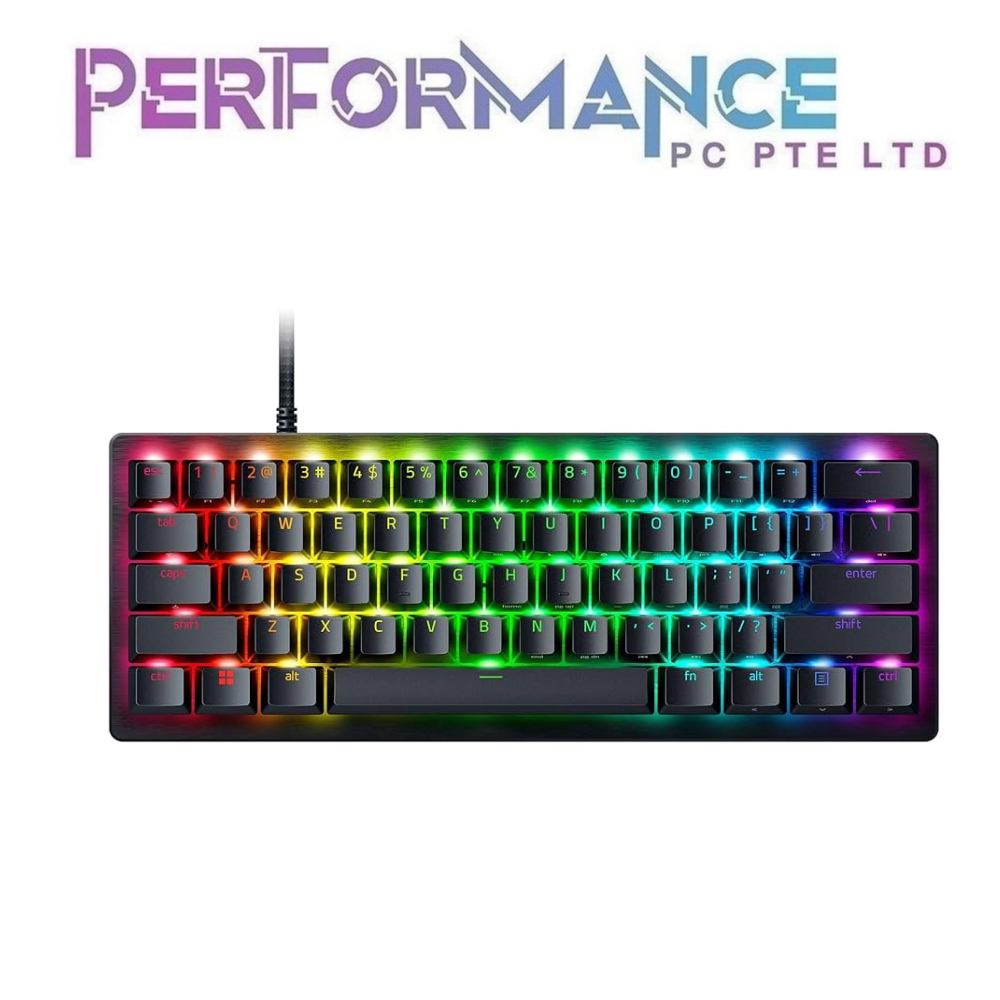 Razer Huntsman V3 Pro Mini - 60% Analog Optical Esports Keyboard - US Layout - FRML (2 YEARS WARRANTY BY BAN LEONG TECHNOLOGY PTE LTD)