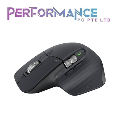 LOGITECH MX MASTER 3S MOUSE DPI 200-8000 Supported by Logi Options+ on Windows and macOS - GRAPHITE (2 YEARS WARRANTY BY BAN LEONG TECHNOLOGY PTE LTD)