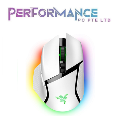 Razer Basilisk V3 Pro - Ergonomic Wireless Gaming Mouse - AP Packaging - Black / White (2 YEARS WARRANTY BY BAN LEONG TECHNOLOGY PTE LTD)