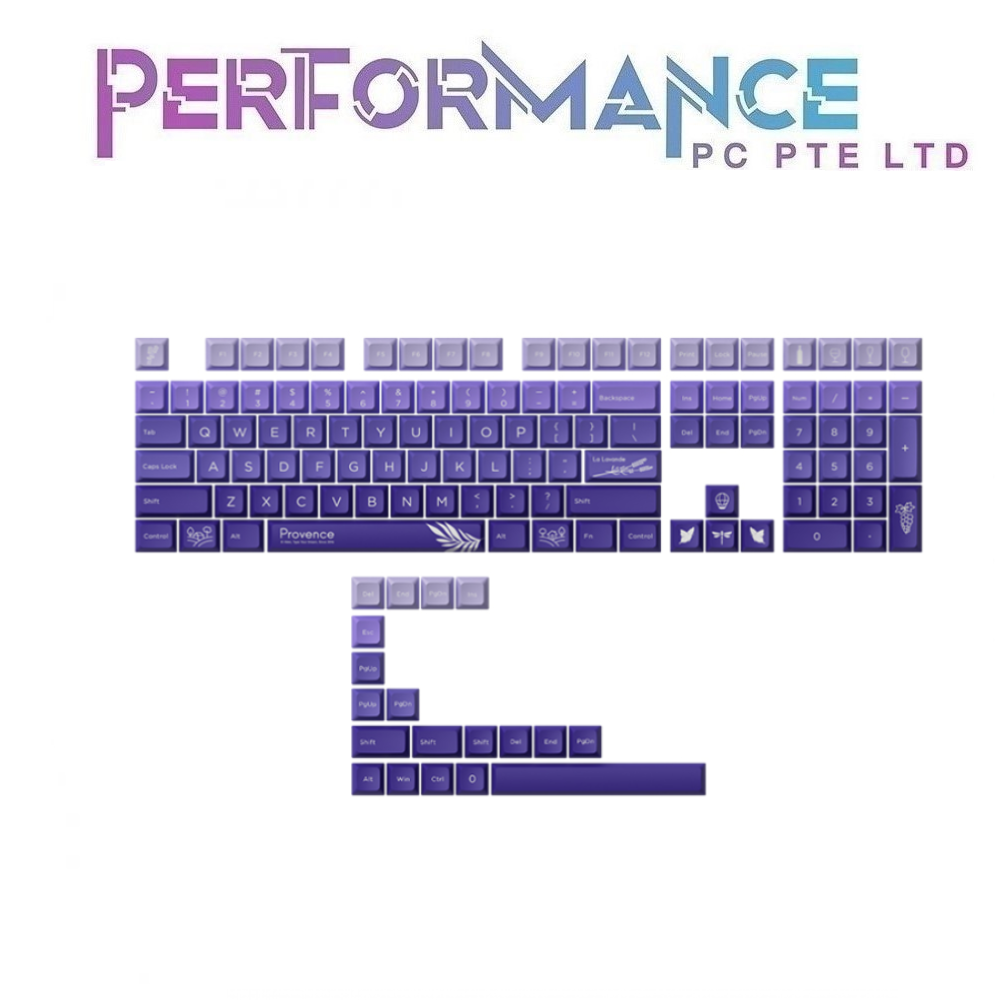 AKKO Provence JDA keycaps (127pcs) (1 YEARS WARRANTY BY TECH DYNAMIC PTE LTD)