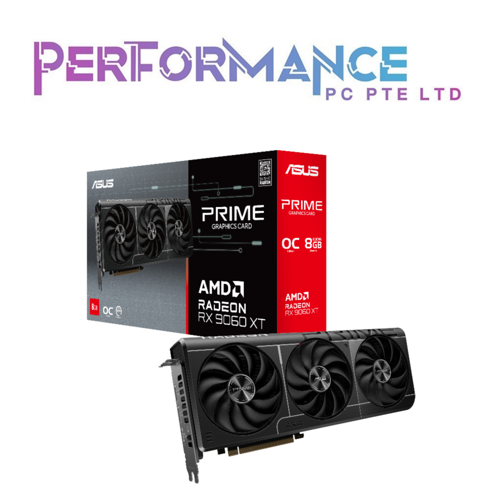 ASUS Prime Radeon™ RX 9060 XT 9060 XT OC Edition 16GB GDDR6 (3 YEARS WARRANTY BY BAN LEONG TECHNOLOGY PTE LTD)