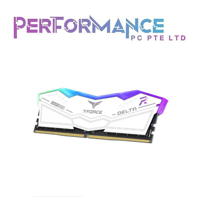 TeamGroup TEAM DELTA ARGB RAM 2x16GB /2x32GB 6000 CL30 DDR5 BLACK/WHITE (LIMITED LIFETIME WARRANTY BY ADVERTEK ENTERPISE)
