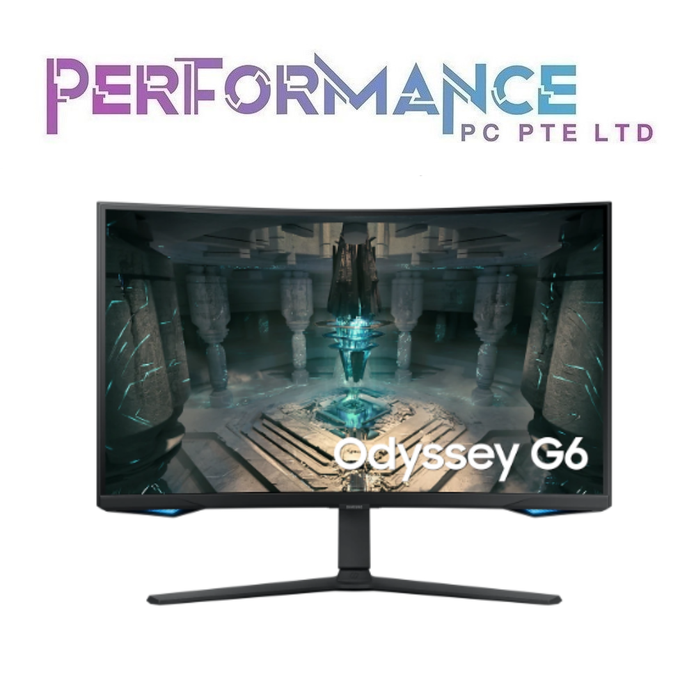 SAMSUNG LS32BG652EEXXS 32" Odyssey G6 QHD Gaming Monitor Resp. Time 1ms(GTG) Refresh Rate Max 240Hz (3 YEARS WARRANTY BY BAN LEONG TECHNOLOGIES PTE LTD)
