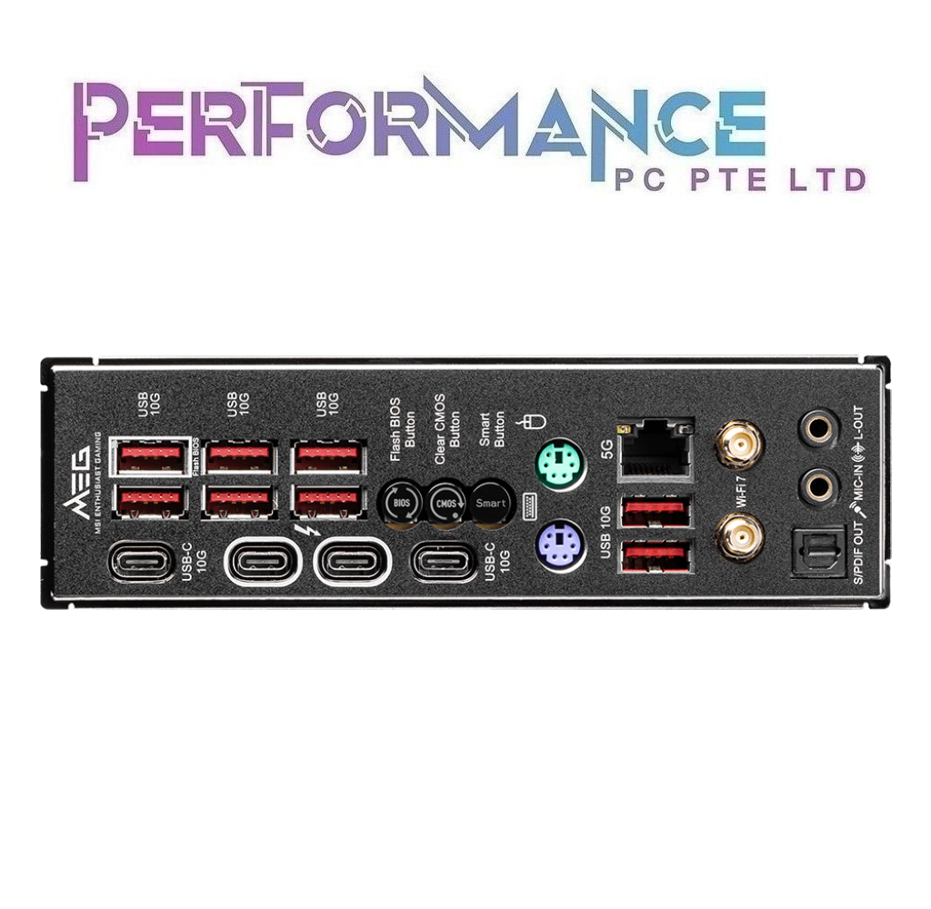 MSI MEG Z890 Z 890 UNIFY-X DDR5 LGA 1851 ATX MOBO Gaming Motherboard (3 YEARS WARRANTY BY CORBELL TECHNOLOGY PTE LTD)