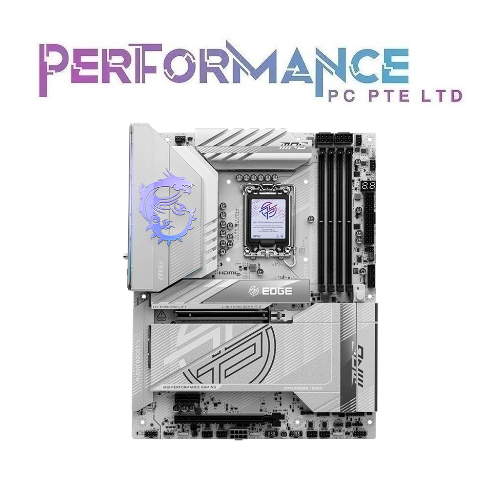 MSI MPG Z890 Z 890 EDGE TI WIFI DDR5 LGA 1851 ATX MOBO Gaming Motherboard (3 YEARS WARRANTY BY CORBELL TECHNOLOGY PTE LTD