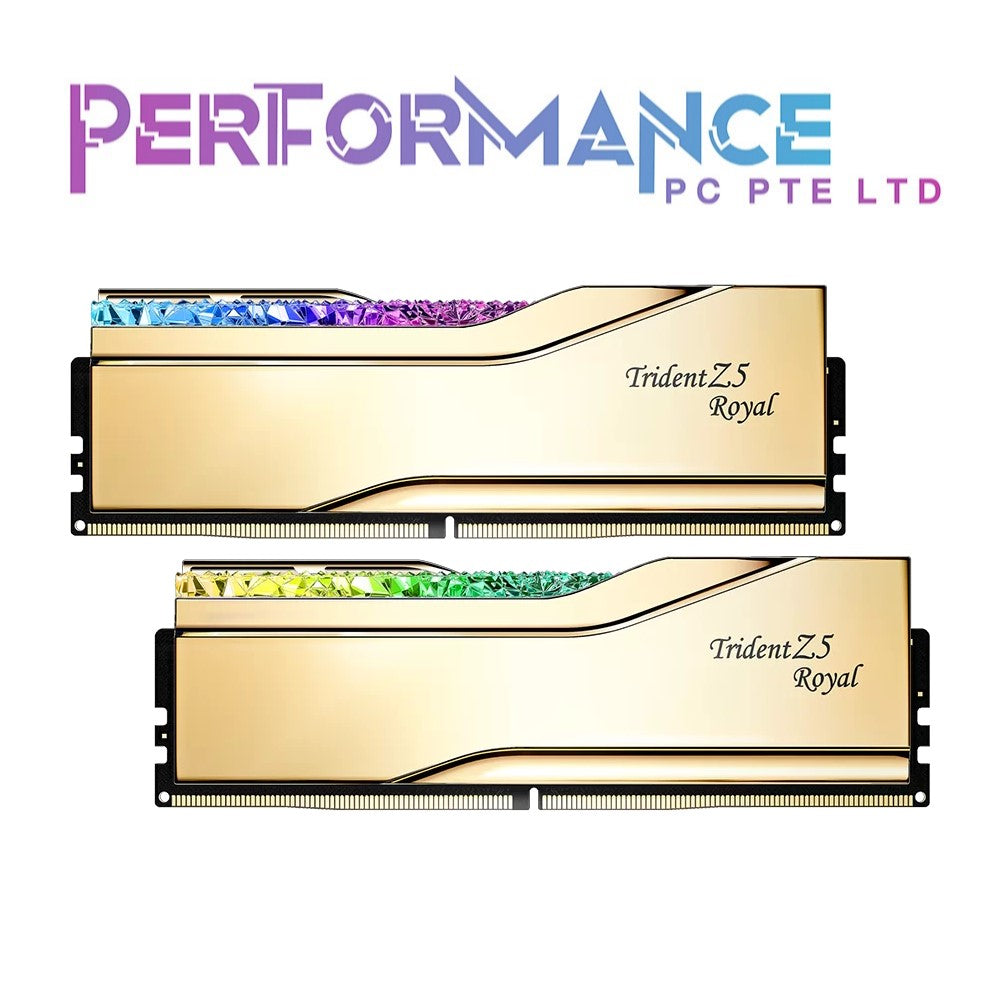 G.SKILL TRIDENT Z5 ROYAL *INTEL XMP* (GOLD RAM) (LIMITED LIFETIME WARRANTY BY CORBELL TECHNOLOGY PTE LTD)