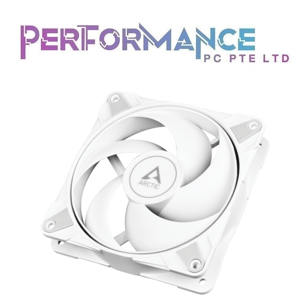 Arctic P12 Max High Performance 120 mm Fan 3300 RPM Non-ARGB Fan - Black / White (6 YEAR WARRANTY TECH DYNAMIC PTE LTD)