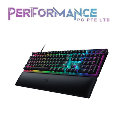 Razer Huntsman V2 - Optical Gaming Keyboard (Clicky Purple Switch) (Linear Red Switch) - US Layout - FRML Packaging (1 YEAR WARRANTY BY BAN LEONG TECHNOLOGY PTE LTD)