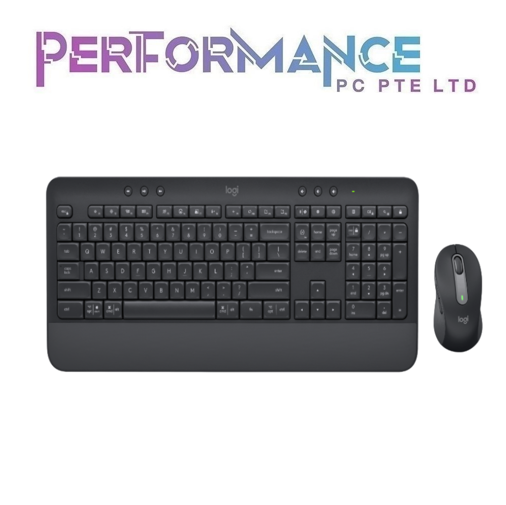 LOGITECH SIGNATURE MK650 COMBO FOR BUSINESS KEYBOARD AND MOUSE - Graphite / Off-White (2 YEARS WARRANTY BY BAN LEONG TECHNOLOGY PTE LTD)