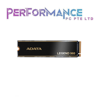 ADATA LEGEND 960 PCIe 1TB/2TB/4TB Gen4 x4 M.2 2280 Solid State Drive (5 YEARS WARRANTY BY CORBELL TECHNOLOGY PTE LTD)