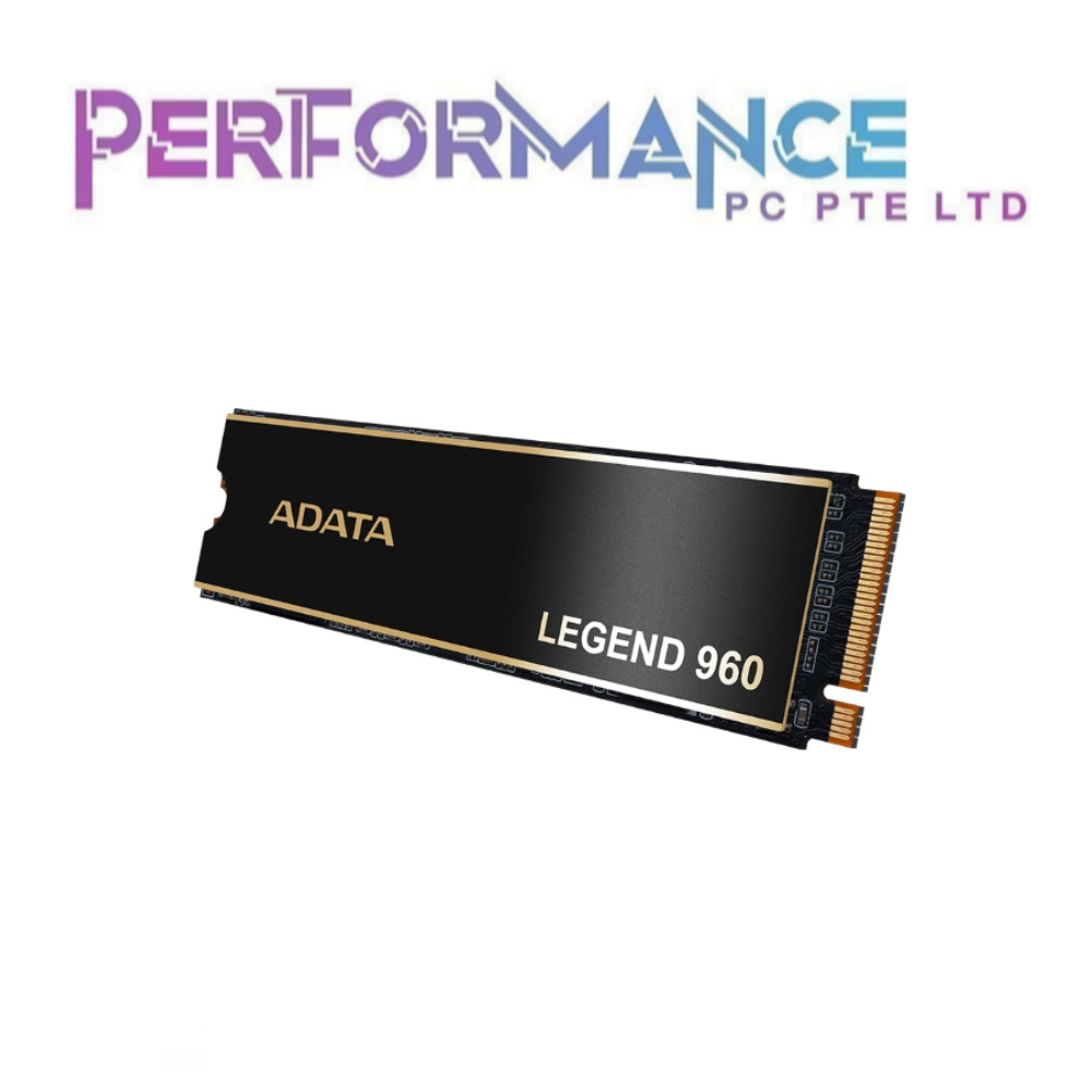 ADATA LEGEND 960 PCIe 1TB/2TB/4TB Gen4 x4 M.2 2280 Solid State Drive (5 YEARS WARRANTY BY CORBELL TECHNOLOGY PTE LTD)