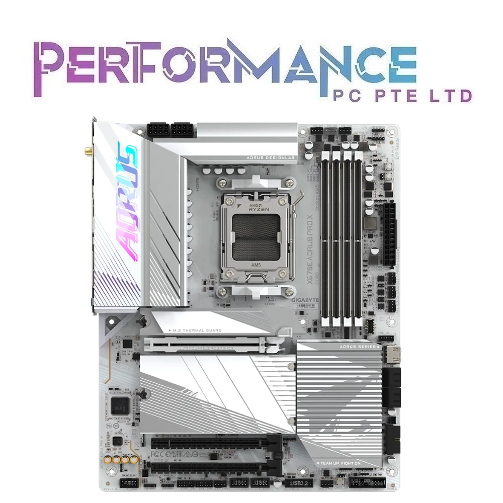 GIGABYTE X670E AORUS PRO X MOTHERBOARD 4*DIMMs with AMD EXPO & Intel XMP Memory Module Support PCIe 5.0 x16 slot with 10X strength (3 YEARS WARRANTY BY CDL TRADING PTE LTD)