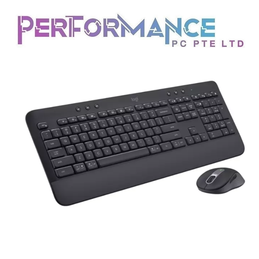 LOGITECH SIGNATURE MK650 COMBO FOR BUSINESS KEYBOARD AND MOUSE - Graphite / Off-White (2 YEARS WARRANTY BY BAN LEONG TECHNOLOGY PTE LTD)