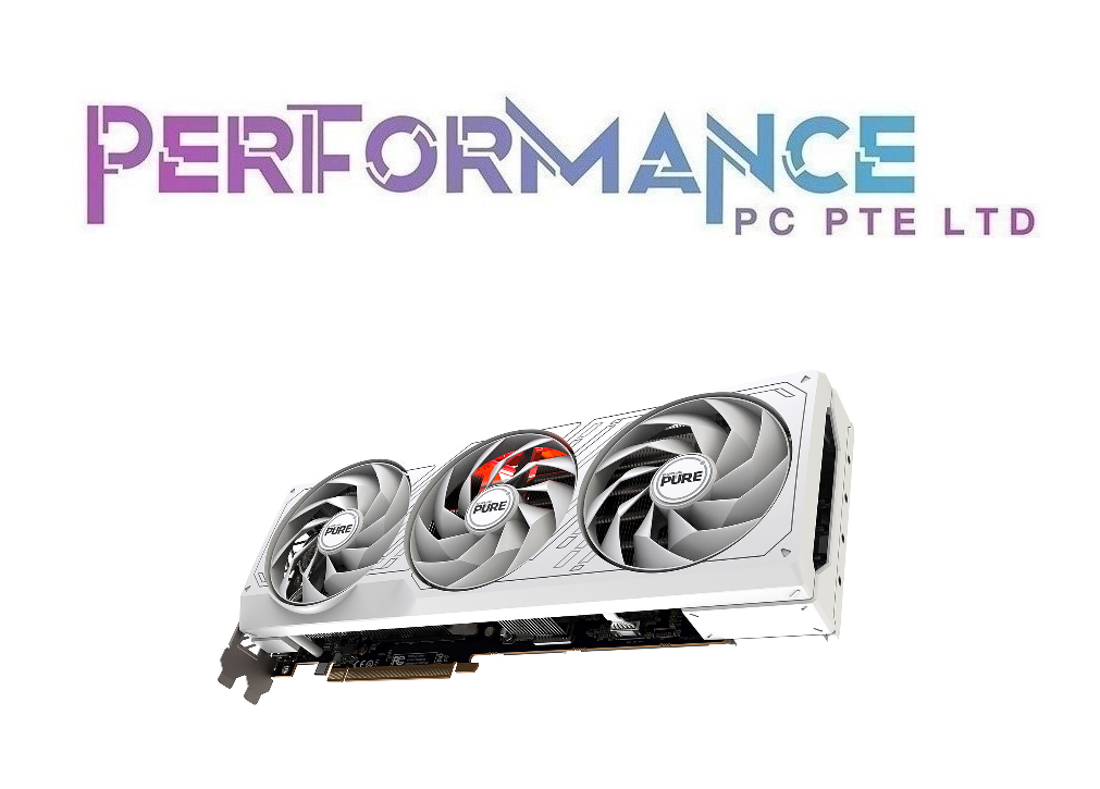 SAPPHIRE PURE RX 7800 XT 7800XT GAMING OC 16GB GDDR6 DUAL HDMI / DUAL DP - WHITE (2 YEARS WARRANTY BY CONVERGIENT SYSTEMS PTE LTD)