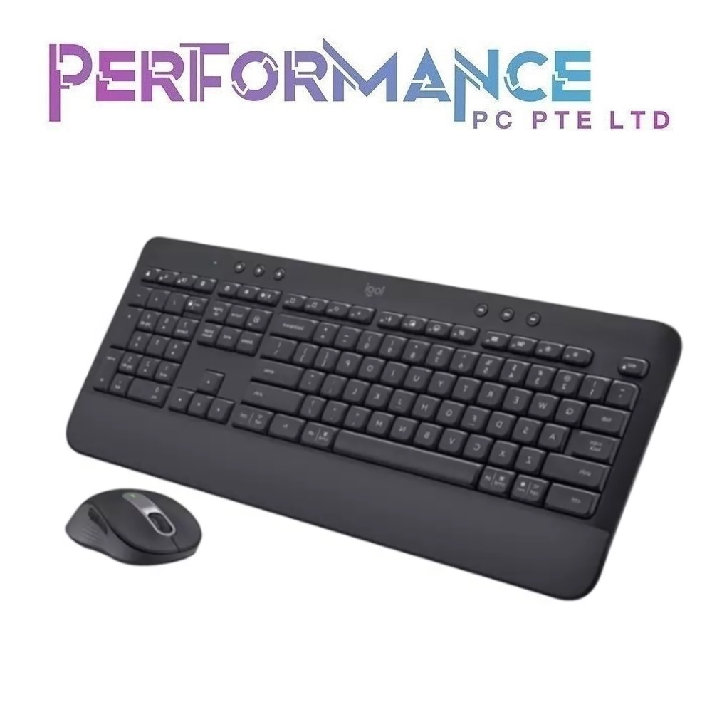 LOGITECH SIGNATURE MK650 COMBO FOR BUSINESS KEYBOARD AND MOUSE - Graphite / Off-White (2 YEARS WARRANTY BY BAN LEONG TECHNOLOGY PTE LTD)