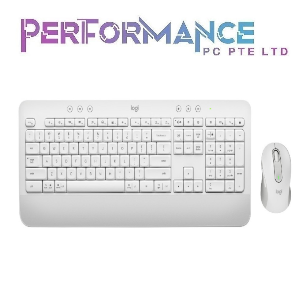 LOGITECH SIGNATURE MK650 COMBO FOR BUSINESS KEYBOARD AND MOUSE - Graphite / Off-White (2 YEARS WARRANTY BY BAN LEONG TECHNOLOGY PTE LTD)