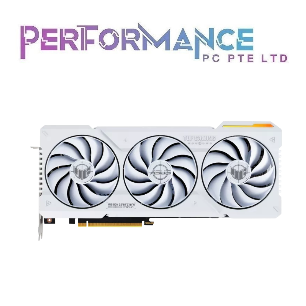 ASUS TUF Gaming GeForce RTX 4070 Ti RTX 4070Ti RTX4070 Ti RTX4070Ti White OC Edition 12GB GDDR6X (3 YEARS WARRANTY BY BAN LEONG TECHNOLOGY PTE LTD)