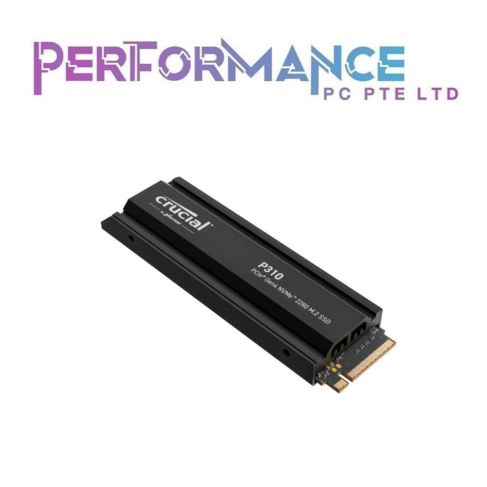 Crucial P310 1TB/ 2TB/4TB PCIe Gen4 2280 NVMe M.2 SSD With Heatsink ( 5 Years warranty with Convergent pte ltd )