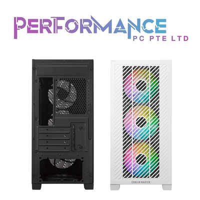 COOLER MASTER Elite 301 ARGB M ATX CASE BLACK/WHITE  (2 YEARS WARRANTY BY BAN LEONG TECHNOLOGY PTE LTD)