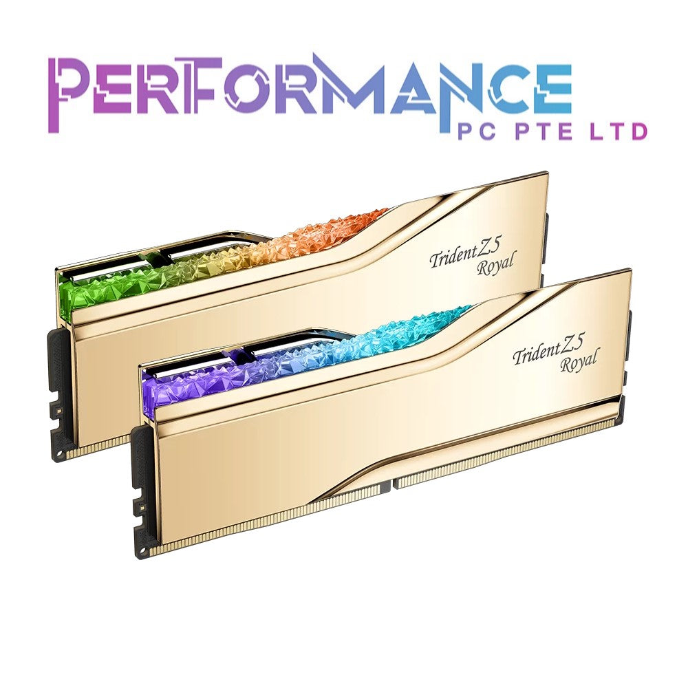 G.SKILL TRIDENT Z5 ROYAL *INTEL XMP* (GOLD RAM) (LIMITED LIFETIME WARRANTY BY CORBELL TECHNOLOGY PTE LTD)