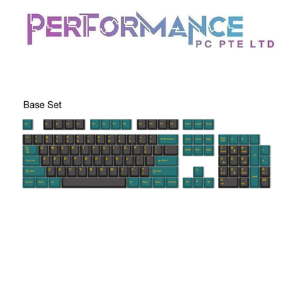 AKKO Marrs Green Keycap Set (184-key) (1 YEARS WARRANTY BY TECH DYNAMIC PTE LTD)